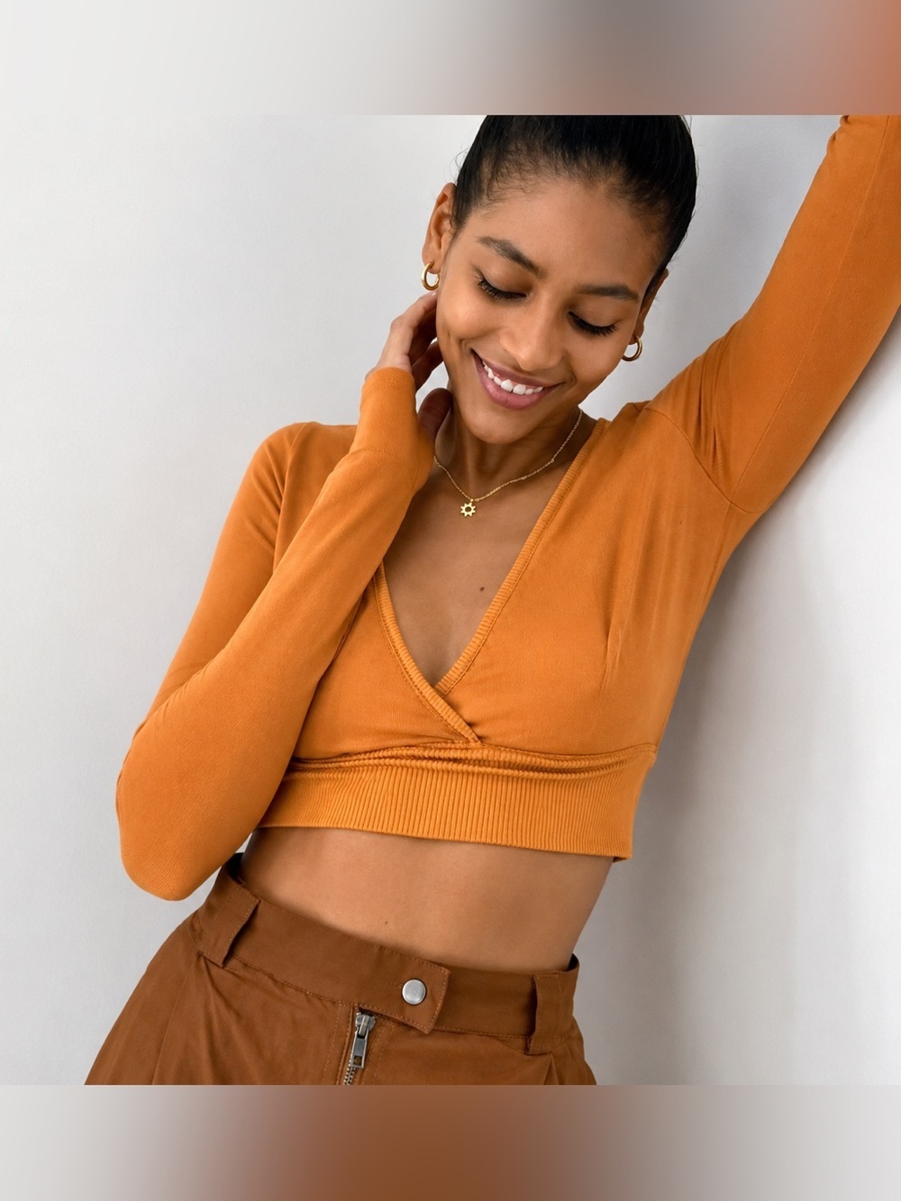 Urban Outfitters Out From Under NWT burnt orange crop top, small